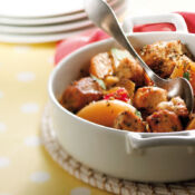 Poulet aux navets et à l’érable