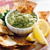 Trempette à l’aubergine grillée