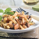 Pâtes piquantes aux cèpes